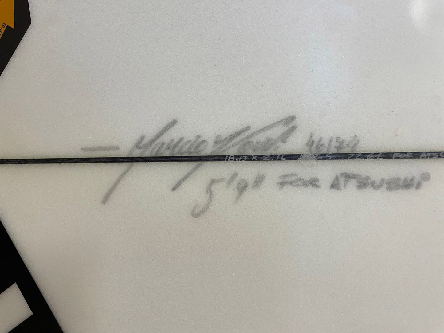 Ikko Watanabe 渡邉壱孔 使用済 HT2.5 5'9" x 18.13" x 2.16" #46174