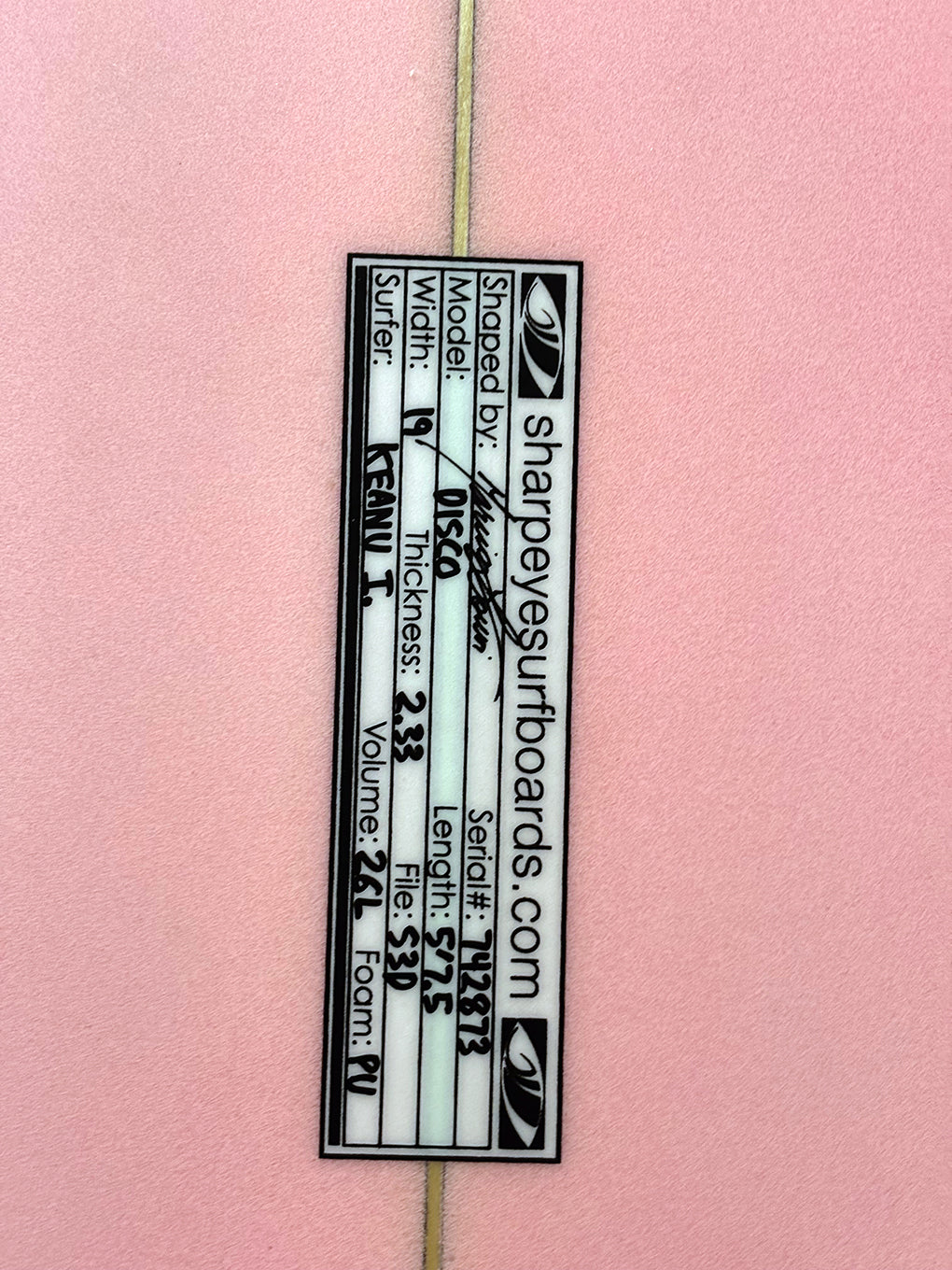 Keanu Igarashi 五十嵐キアヌ 使用済 ディスコ 5'7.5" x 19" x 2.33" x 26L #742873