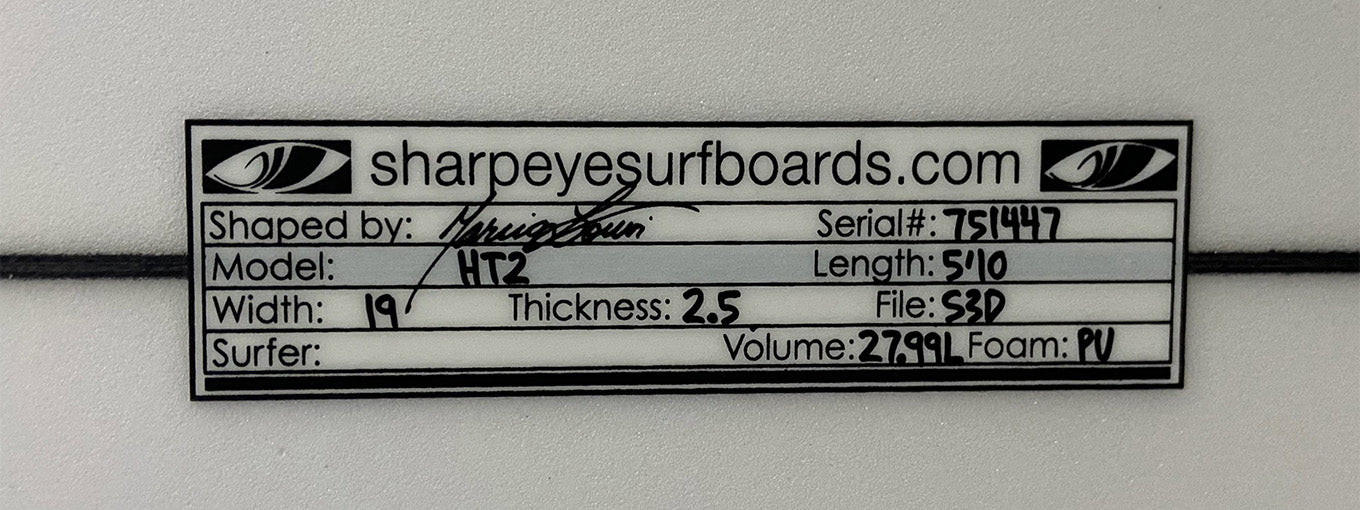 HT2 5'10" x 19" x 2.5" #751447
