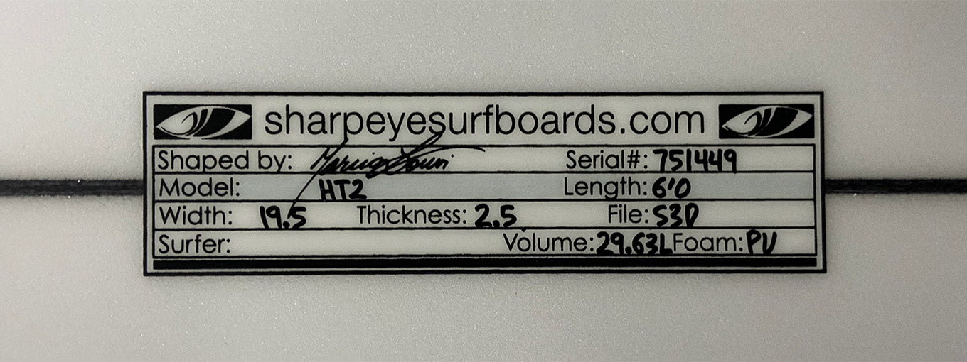 HT2 6'0" x 19.5" x 2.5" #751449