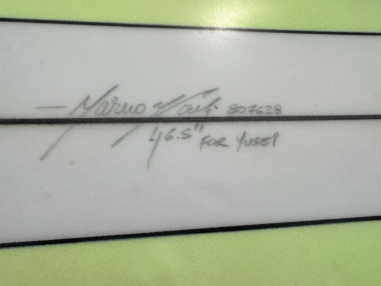 キッズサイズ Yusei Iida 飯田夕惺 使用済 #77 4'6.5" x 16.3" x 1.9" #807628