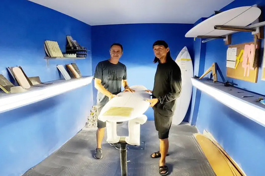 SHARPEYE SURFBOARDS「マルシオ・ゾウビ」×「五十嵐勉」トークショーが開催