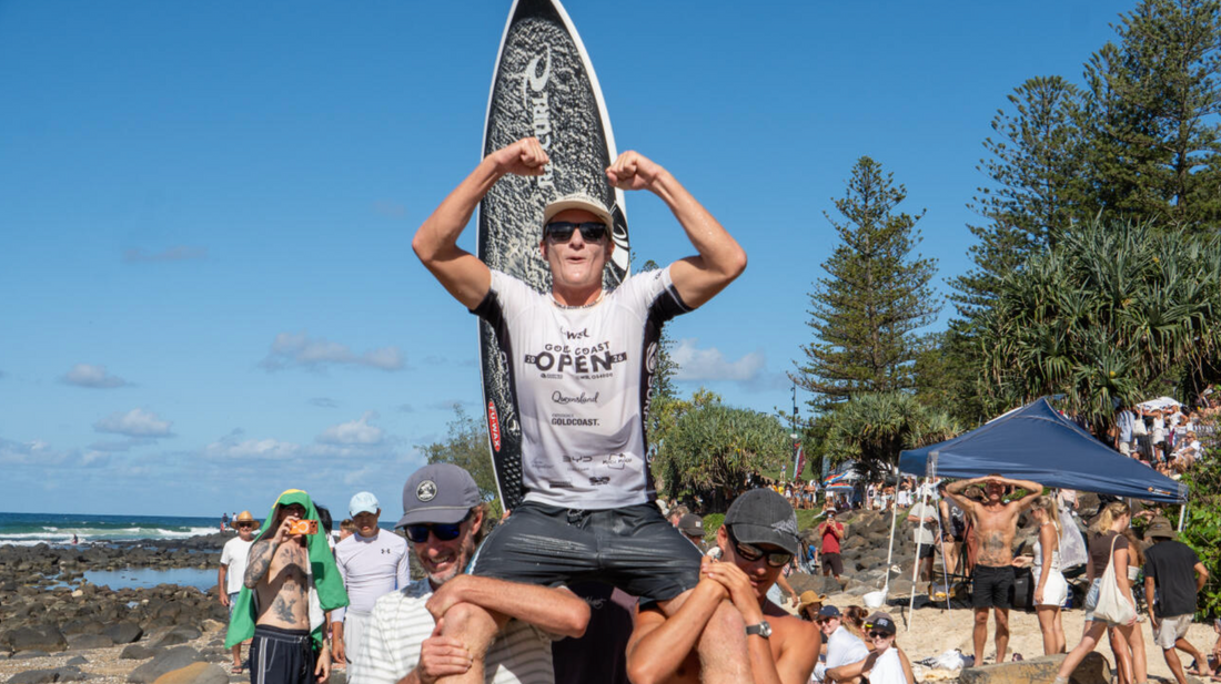 WSLワールドジュニアに続き、ゴールドコースト QS4000でも優勝。デーン・ヘンリーが小波ファイナルで2度選んだボードとは。