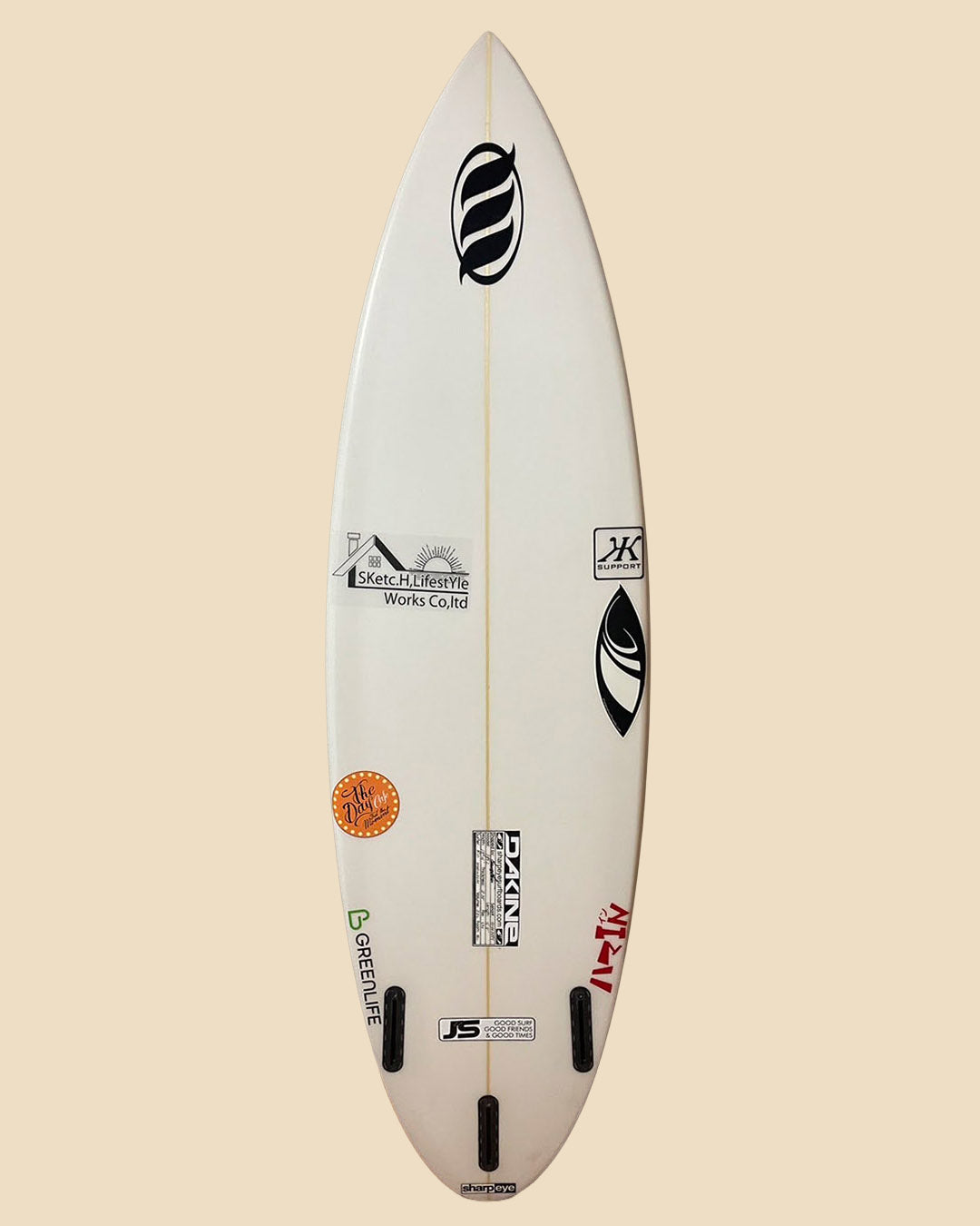 千葉一宮在庫 Rui Horikoshi 堀越ルイ 使用済 HT2  5'8" x 18.4" x 2.38" 25L #01009884