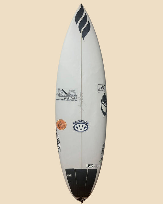 千葉一宮在庫 Rui Horikoshi 堀越ルイ 使用済 File-Fifty 5'8" x 18.5" x 2.33" 25L #1027171