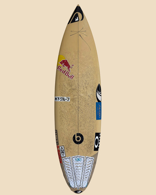 千葉一宮在庫 美品 直筆サイン入り Kanoa Igarashi 五十嵐カノア 使用済 STORMS 5'11.5" x 18.75" x 2.44" 28L #2.2650