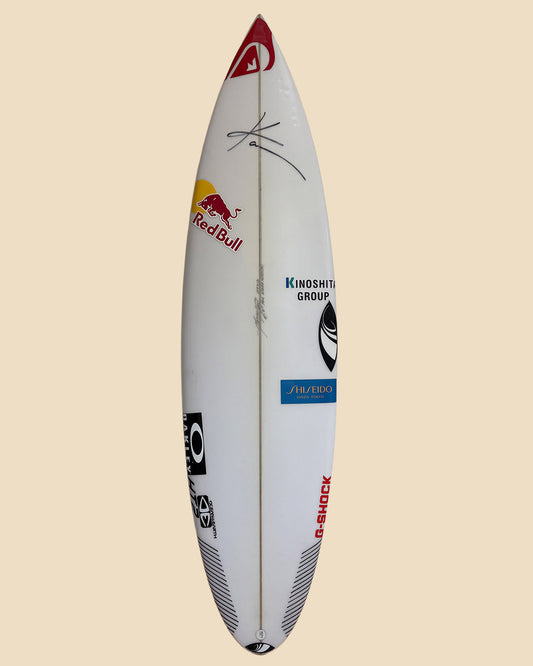 千葉一宮在庫 未使用品 直筆サイン入り Kanoa Igarashi 五十嵐カノア 使用済 HT2 6'0" x 18.65" x 2.4" 27.1L #47717