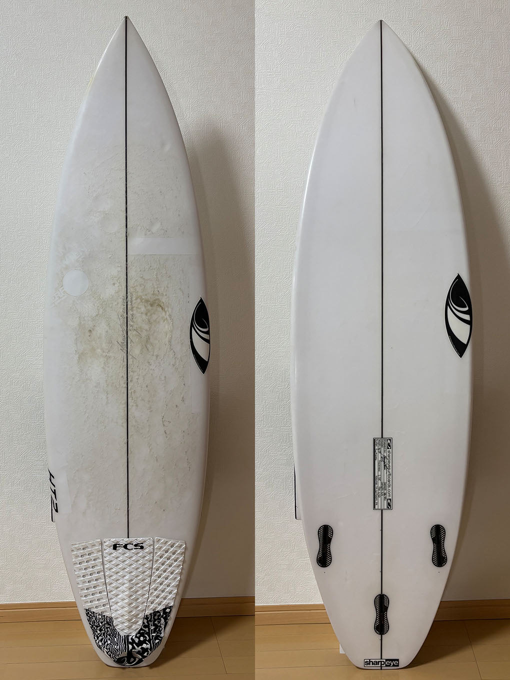 Sumomo Sato 佐藤李 使用済 HT2  5'8" x 18.25" x 2.25" 23.6L #781491