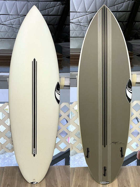 未使用品 E3-LITE  Modern2.5  5'8" x 20" x 2.5" 30.8L グレーボトム