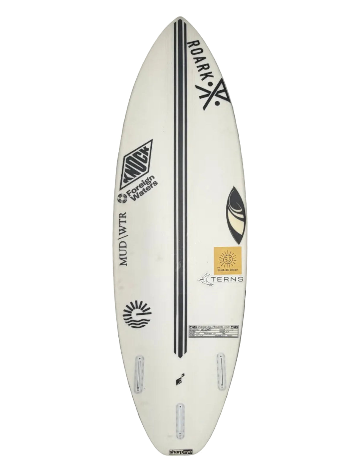 USA工場在庫 中古 Koa Smith Disco II E3 5'8" x 19.25" x 2.55" 28.7L