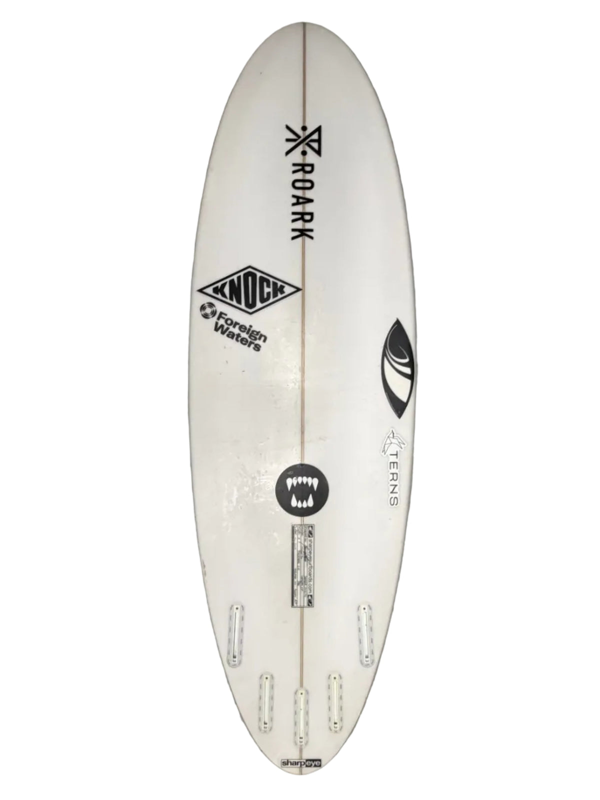 USA工場在庫 中古 Koa Smith Stubbed Toe (Barrel Prototype) 5'8" x 19" x 2.64" 29.9L