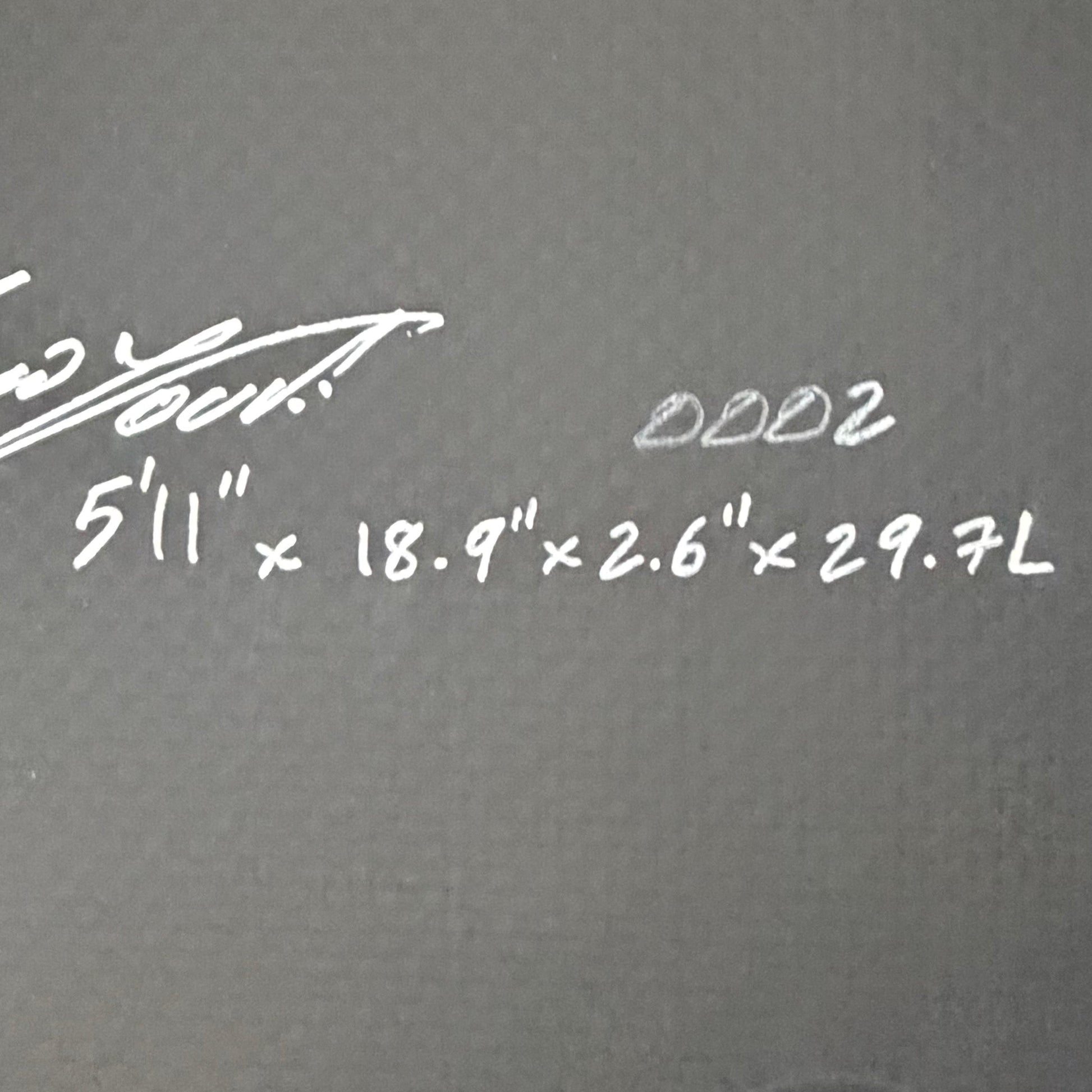 USA工場在庫 中古 Leo Fioravanti C1 - Lite File Fifty 5'11" x 18.9" x 2.6" 29.7L