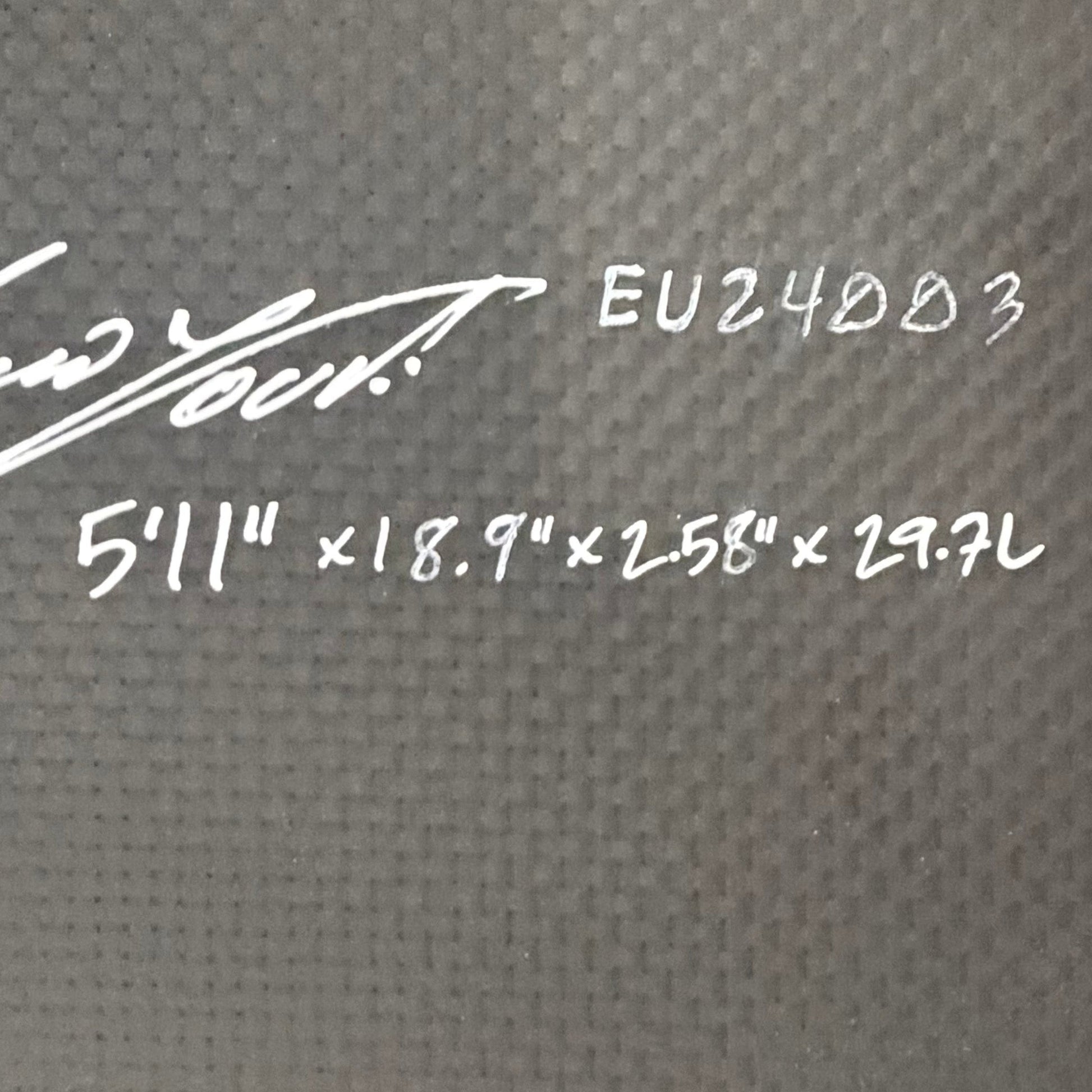 USA工場在庫 中古 Leonardo Fioravanti C1 Lite File Fifty 5'11" x 18.9" x 2.6" 29.7L