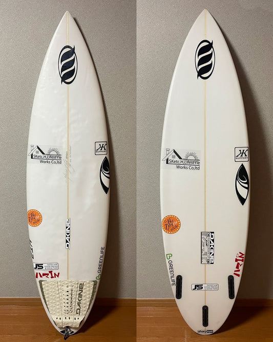 Rui Horikoshi 堀越ルイ 使用済 HT2  5'8" x 18.4" x 2.38" 25L #01009884