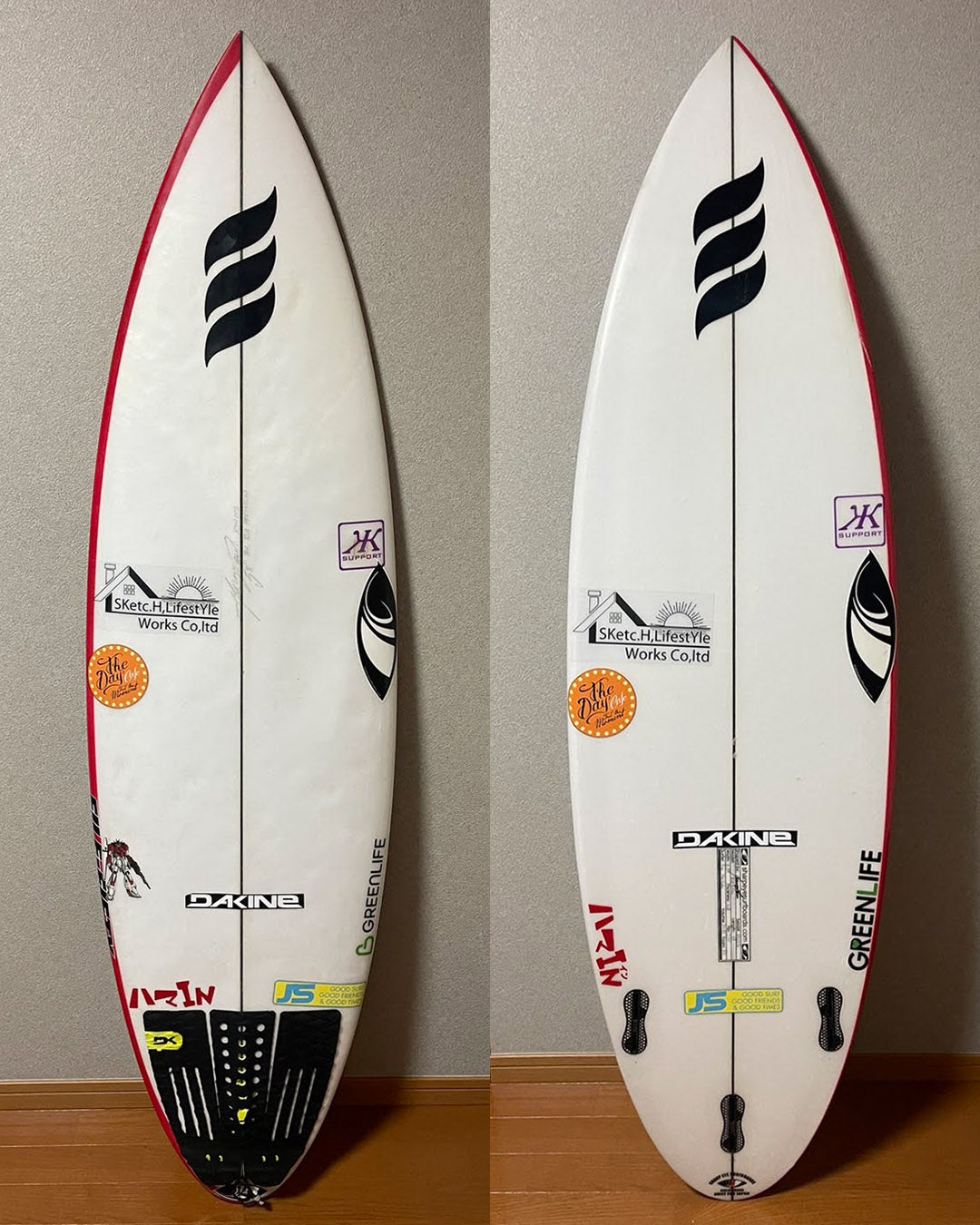 Rui Horikoshi 堀越ルイ 使用済 File-Fifty  5'8" x 18.75" x 2.28" 24.8L #894003